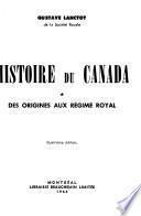 Histoire du Canada