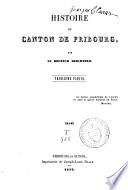Histoire du Canton de Fribourg