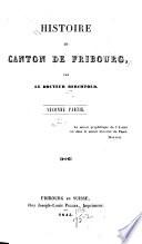 Histoire du canton de Fribourg