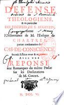 Histoire du Cas de conscience signé par quarante docteurs de Sorbonne, contenant les brefs du Pape, les ordonnances épiscopales, censures, lettres et autres pièces pour et contre ce Cas, avec des réflexions sur plusieurs des ordonnances. [Par Jean Louai