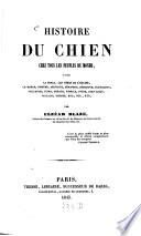 Histoire du chien chez tous les peuples du monde