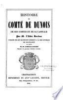 Histoire du comté de Dunois, de ses comtes et de sa capitale