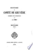 Histoire du comté de Gruyère