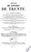Histoire du concile de Trente