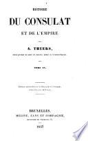 Histoire du consulat et de l'empire