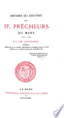 Histoire du couvent des FF. [i.e. Frères] Prêcheurs du Mans, 1219-1792