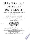 Histoire Du Duché De Valois