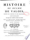 Histoire du Duché de Valois par Claude Carlier