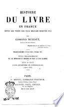 Histoire Du Livre En France