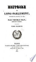 Histoire du Long-Parlement, convoqué par Charles I en 1640