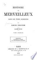 Histoire du merveilleux dans les temps modernes