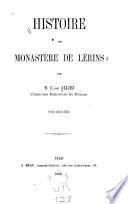 Histoire du monastère de Lérins