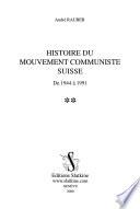 Histoire du mouvement communiste suisse