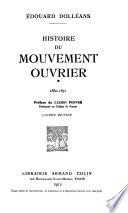 Histoire du mouvement ouvrier