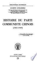 Histoire du parti communiste chinois