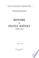 Histoire du peuple haïtien, 1492-1952