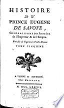 Histoire du Prince Eugène de Savoie