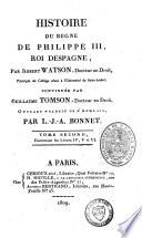 Histoire du règne de Philippe III, roi d'Espagne