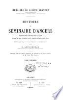 Histoire du séminaire d'Angers