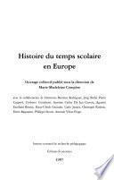 Histoire du temps scolaire en Europe