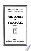 Histoire du travail