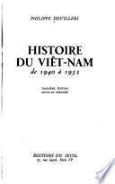 Histoire du Viêt-Nam de 1940 à 1952