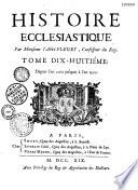 Histoire ecclésiastique de Claude Fleury