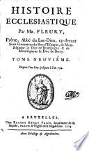 Histoire ecclesiastique (depuis la naissance de Jesu-Christ jusqu'en 1414)