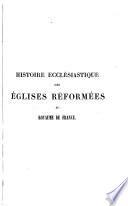 Histoire ecclésiastique des églises réformées au royaume de France