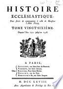 Histoire ecclésiastique