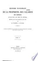 Histoire économique de la propriété