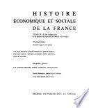 Histoire économique et sociale de la France