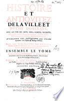 Histoire et antiquitez de la ville et duché d'Orléans