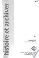 Histoire et archives