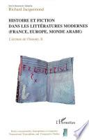 Histoire et fiction dans les littératures modernes