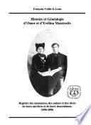 Histoire et généalogie d'Omer et d'Evélina Massicotte
