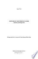 Histoire et historiens à Rome dans l'Antiquité