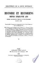 Histoire et historiens depuis cinquante ans