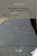 Histoire et pratiques de la traduction