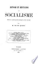 Histoire et réfutation du socialisme depuis l'antiquité jusqu'à nos jours