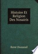 Histoire Et Religion Des Nosairis