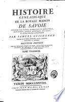 Histoire généalogique de la royale maison de Savoie
