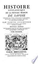 Histoire généalogique de la royale maison de Savoye