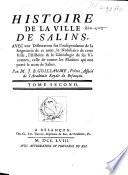 Histoire généalogique des sires de Salins au comté de Bourgogne