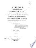 Histoire généalogique et héraldique des pairs de France