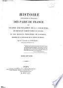Histoire généalogique et héraldique des pairs de France