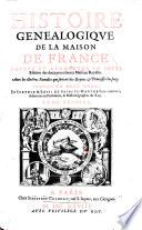 HISTOIRE GENEALOGIQVE DE LA MAISON DE FRANCE