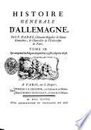 Histoire Générale D'Allemagne