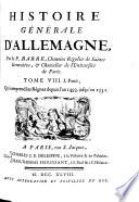 Histoire générale d'Allemagne