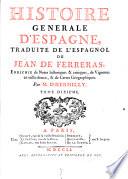 Histoire generale d'Espagne, traduite de l'espagnol de Jean de Ferreras